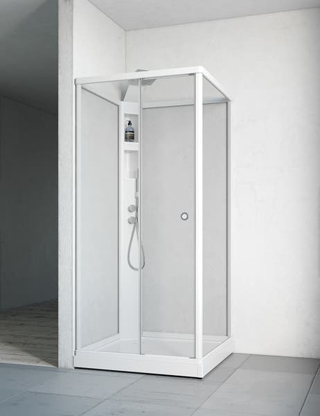 Flow Front dusjkabinett Innfelt blandebatteri