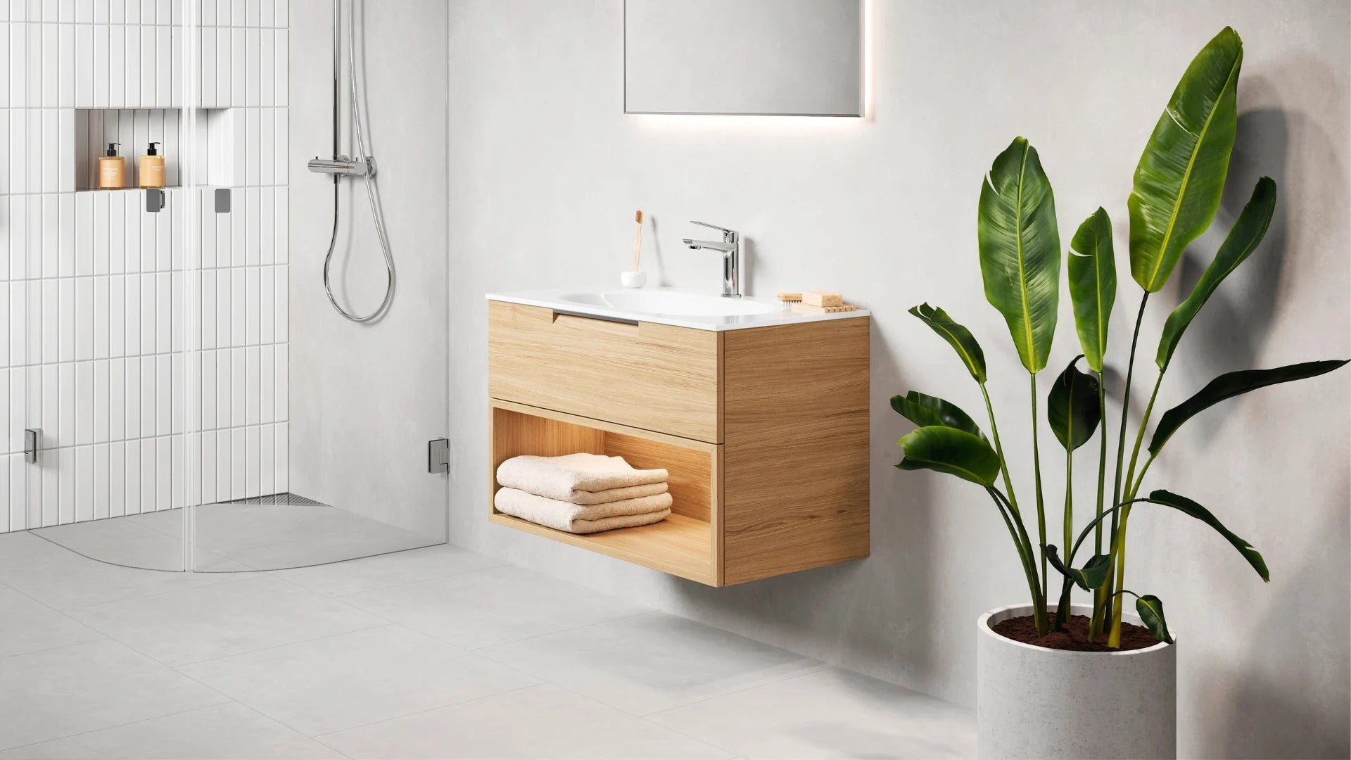 Innred med grønne planter