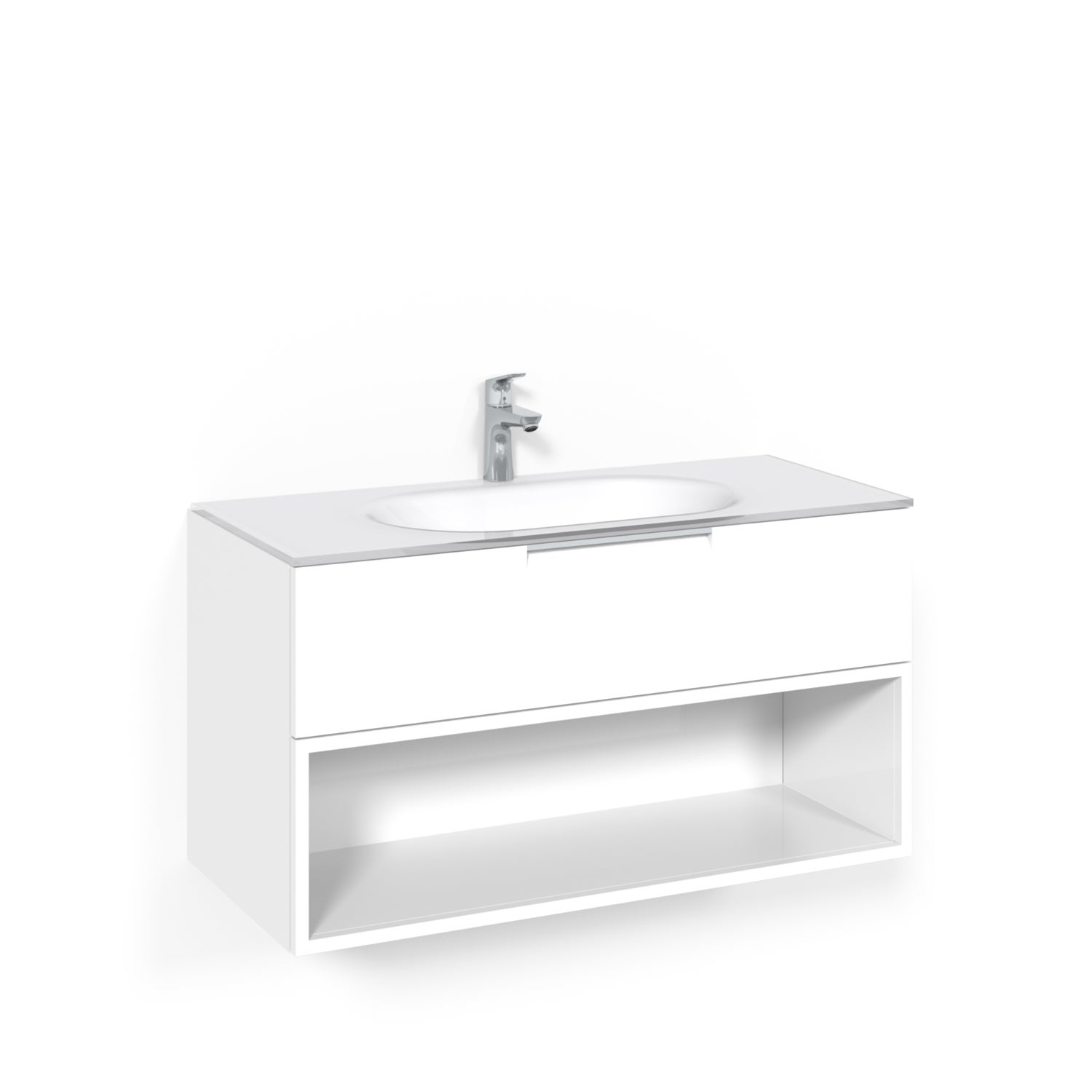 Crown Ser 100x45 Hvit Os ViG