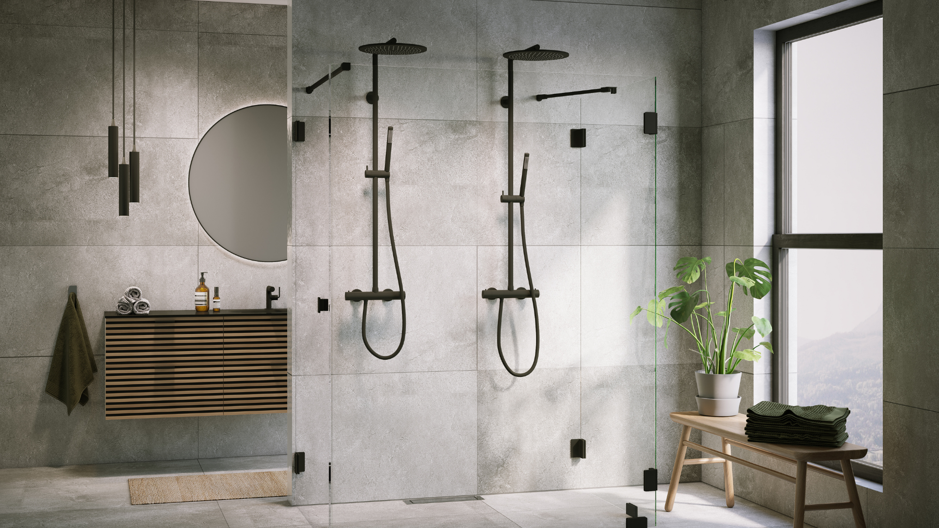 Design som binder hele badet sammen
