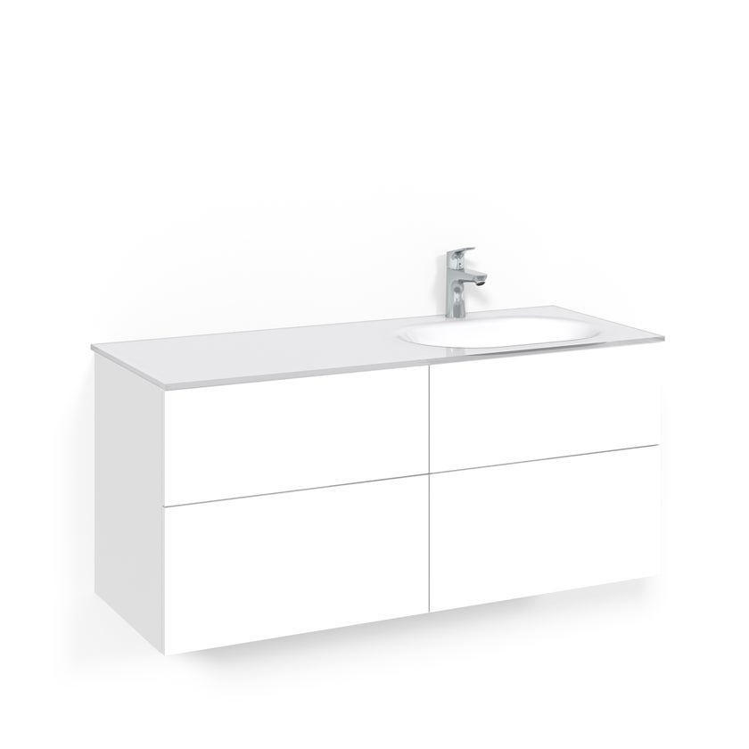 Crown Ser 120x45D Hvit Pl VGH