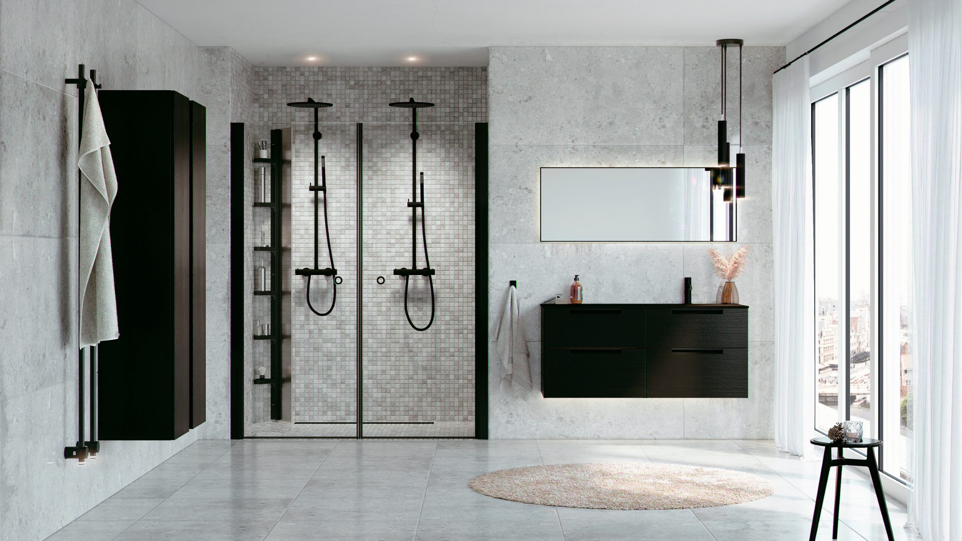 Oppbevaring som gjør dusjen ryddigere og mer funksjonell