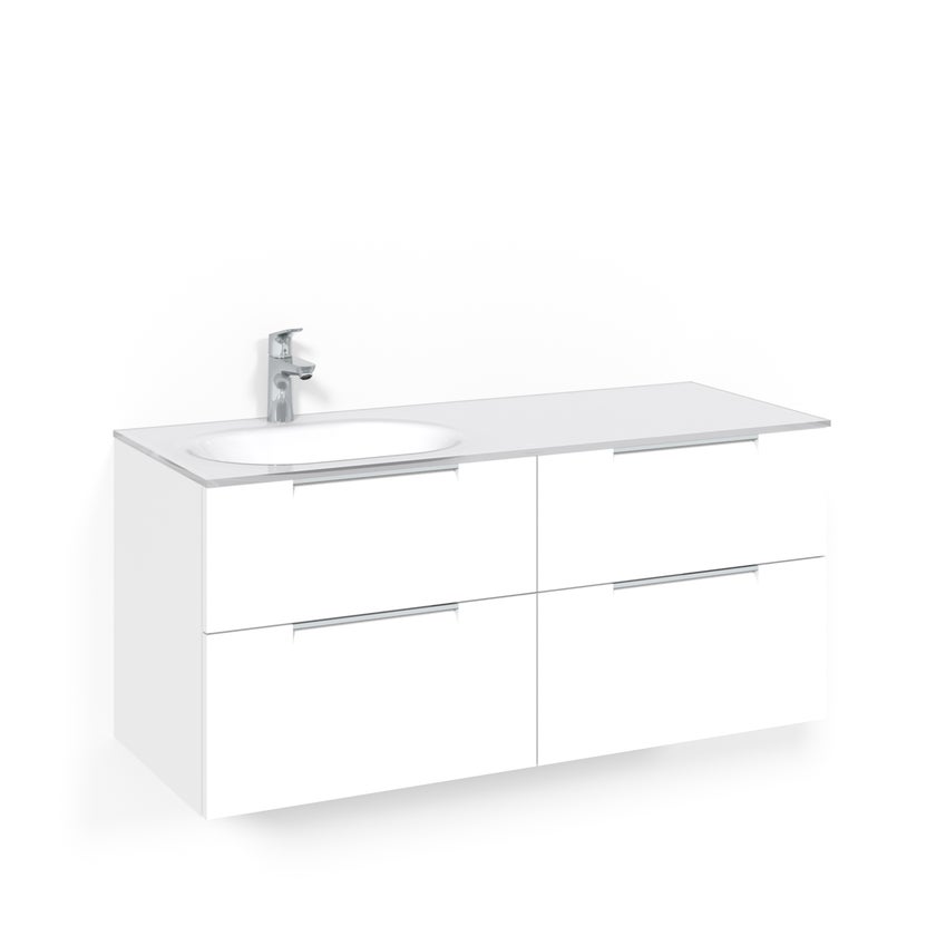 Crown Ser 120x45D Hvit Gr VGV